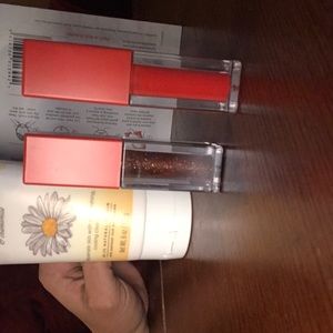 KKW Beauty lipgloss Burts bee cleanser